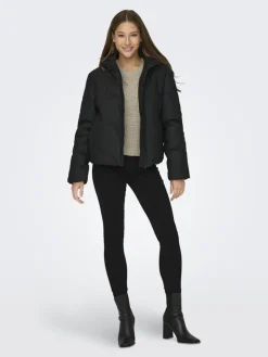 JDYARNHEM WATER REP SHORT JKT NOOS black