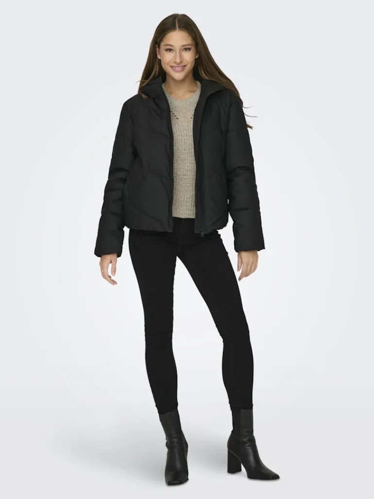 JDYARNHEM WATER REP SHORT JKT NOOS black