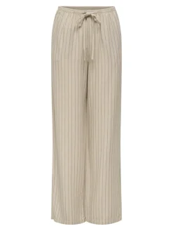 JDYCAYA LINEN MW PANT WVN NOOS sandshell