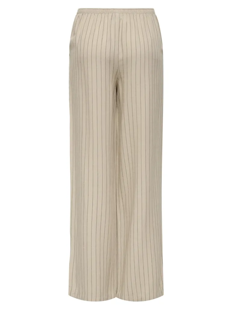 JDYCAYA LINEN MW PANT WVN NOOS sandshell