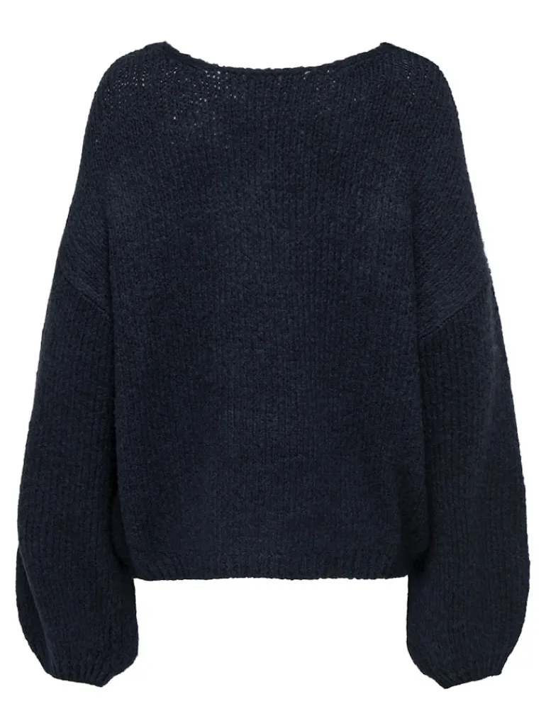 JDYDINEA L/S REVERSIBLE PULLOV. KNT NOOS total eclipse