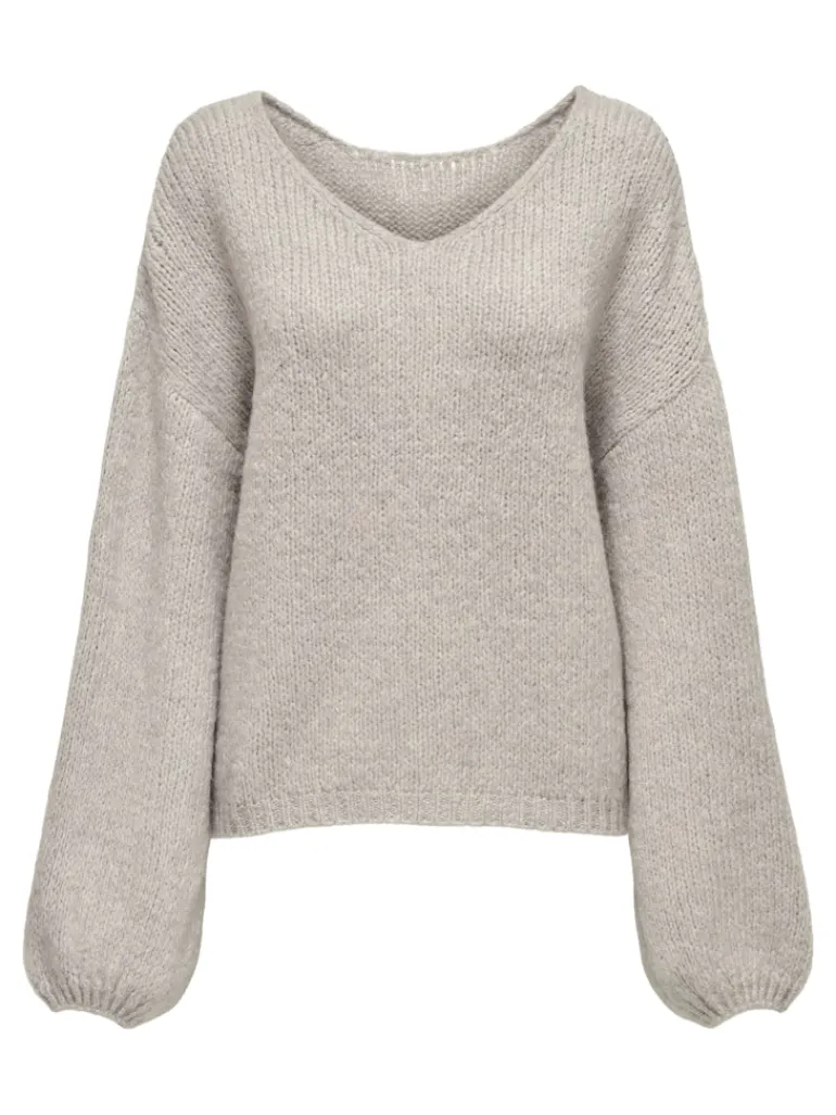 JDYDINEA L/S REVERSIBLE PULLOV. KNT NOOS chateau gray