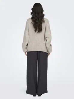JDYDINEA L/S REVERSIBLE PULLOV. KNT NOOS chateau gray