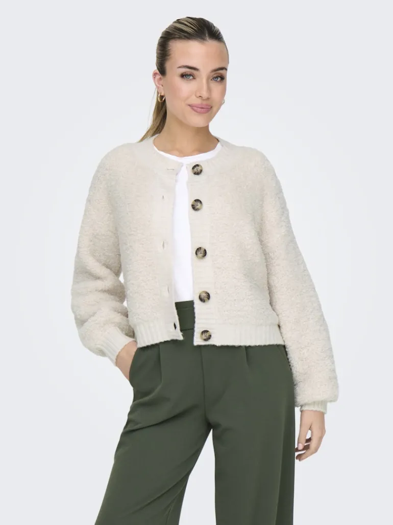 JDYEIRA LIFE L/S ONECK CARDIGAN KNT NOOS birch
