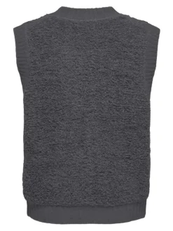 JDYEIRA LIFE S/L ON BUTTON VEST KNT NOOS asphalt