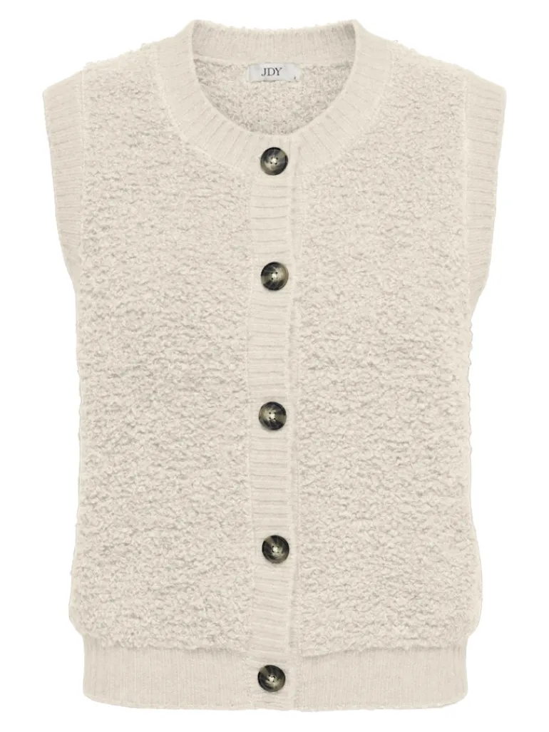JDYEIRA LIFE S/L ON BUTTON VEST KNT NOOS birch