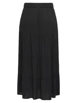 JDYESME LIFE HW MIDI SKIRT WVN black