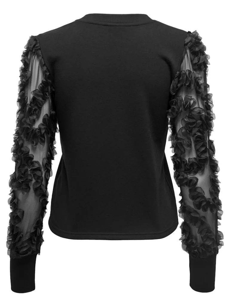 JDYFAIRVIEW LIFE L/S SWEAT JRS NOOS black