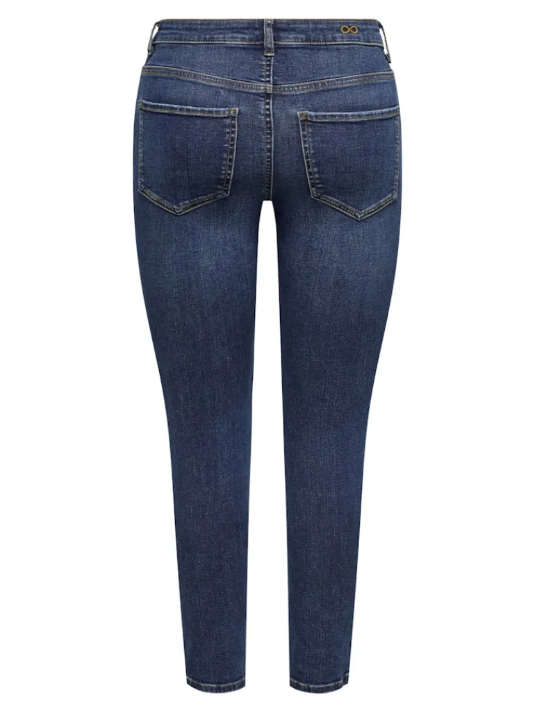 JDYFINA MW SKINNY ANK JNS DB NOOS DNM dark blue denim
