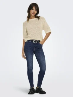 JDYFINA MW SKINNY ANK JNS DB NOOS DNM dark blue denim