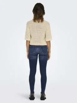 JDYFINA MW SKINNY ANK JNS DB NOOS DNM dark blue denim