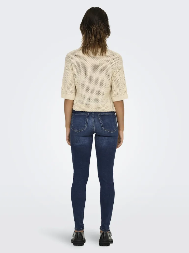 JDYFINA MW SKINNY ANK JNS DB NOOS DNM dark blue denim