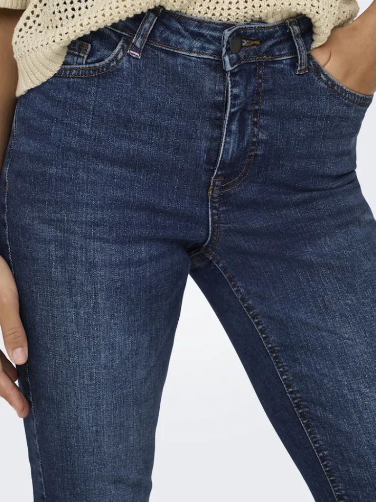 JDYFINA MW SKINNY ANK JNS DB NOOS DNM dark blue denim