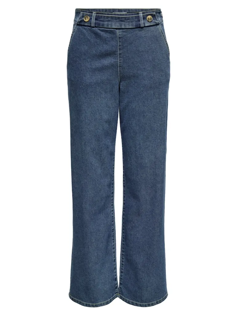 JDYGEGGO HW WIDE JEANS DNM NOOS medium blue denim