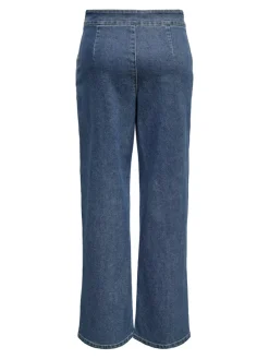 JDYGEGGO HW WIDE JEANS DNM NOOS medium blue denim