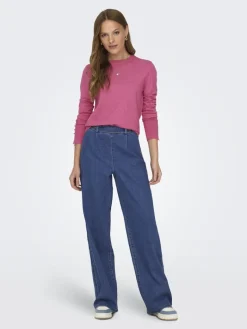 JDYGEGGO HW WIDE JEANS DNM NOOS medium blue denim