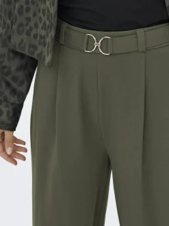JDYGEGGO LIFE BELT PANT JRS NOOS black olive