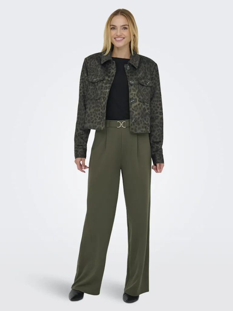 JDYGEGGO LIFE BELT PANT JRS NOOS black olive