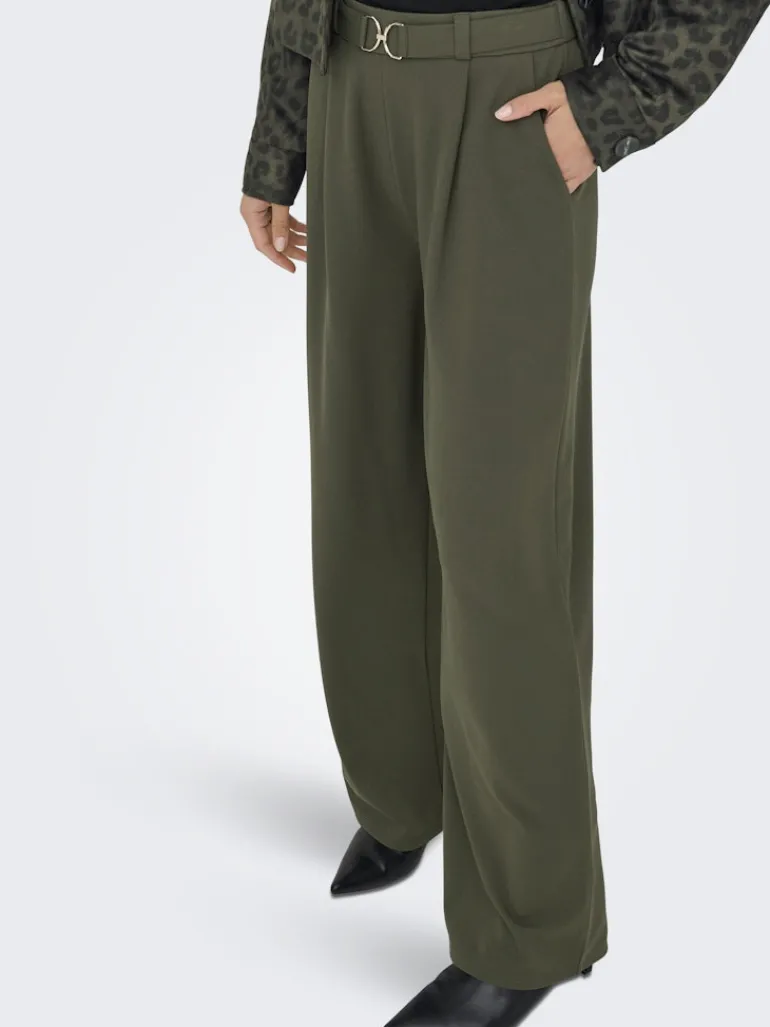 JDYGEGGO LIFE BELT PANT JRS NOOS black olive