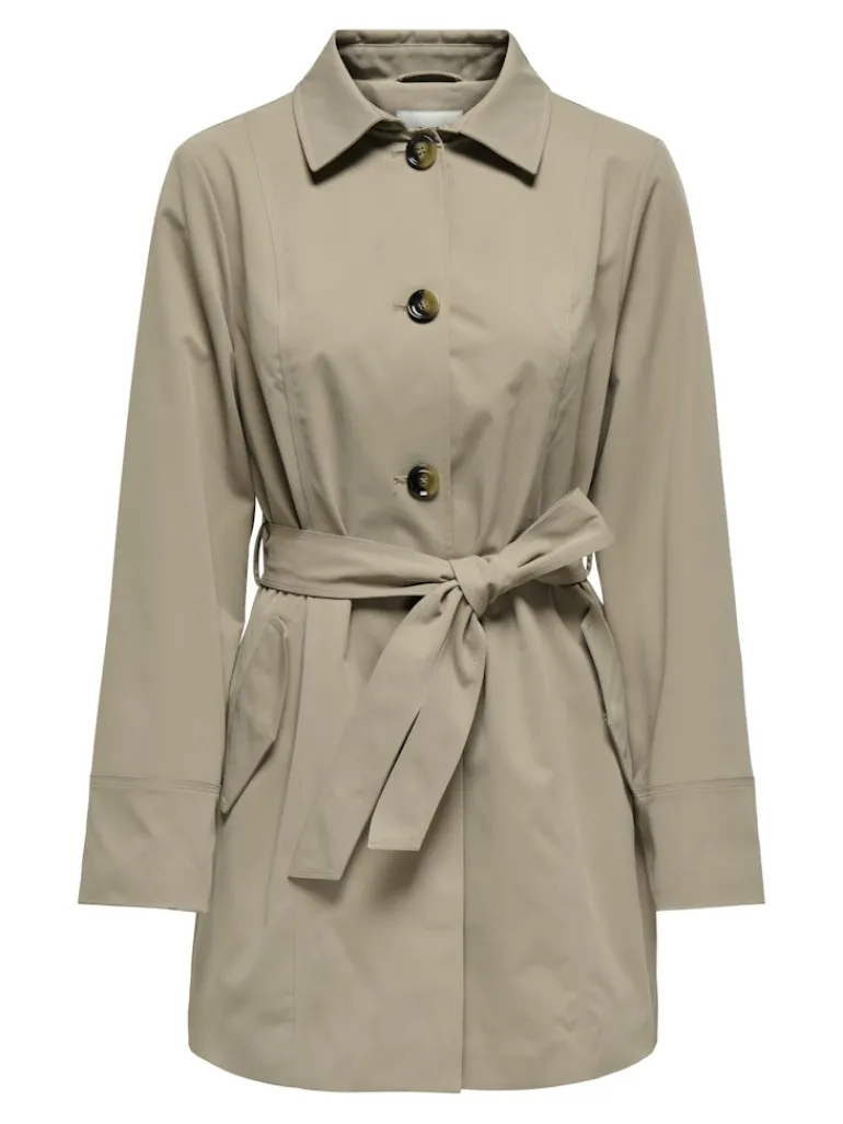 JDYISADORA LIFE TRENCHCOAT OTW HAB NOOS weathered teak