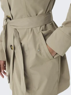 JDYISADORA LIFE TRENCHCOAT OTW HAB NOOS weathered teak