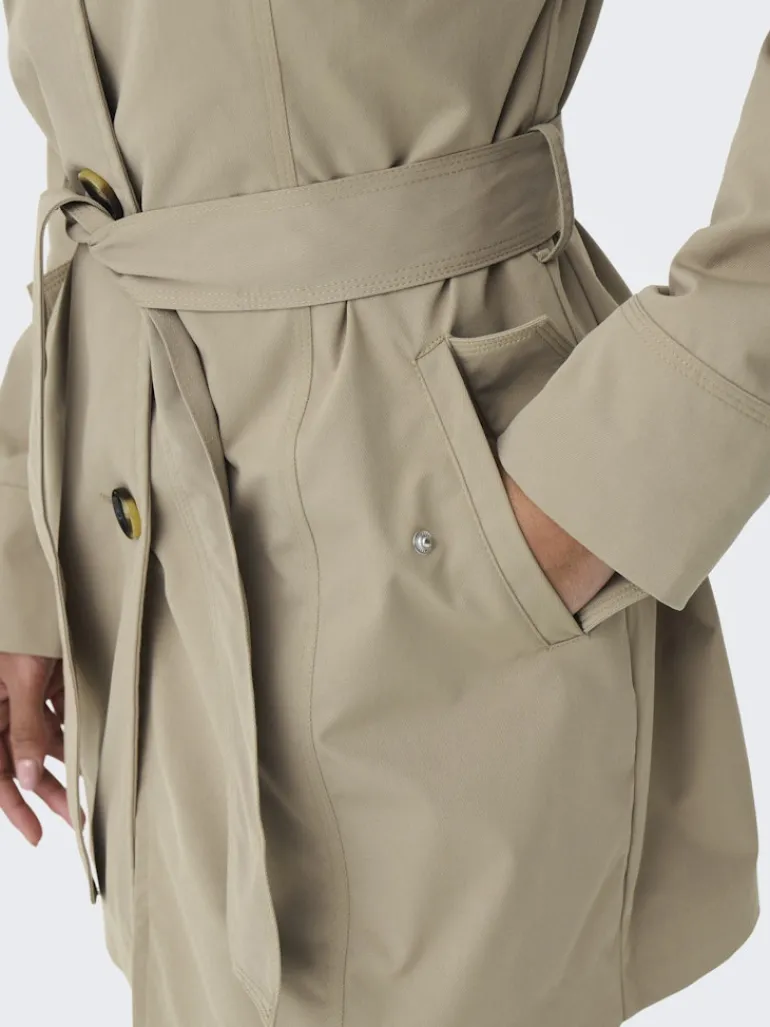 JDYISADORA LIFE TRENCHCOAT OTW HAB NOOS weathered teak