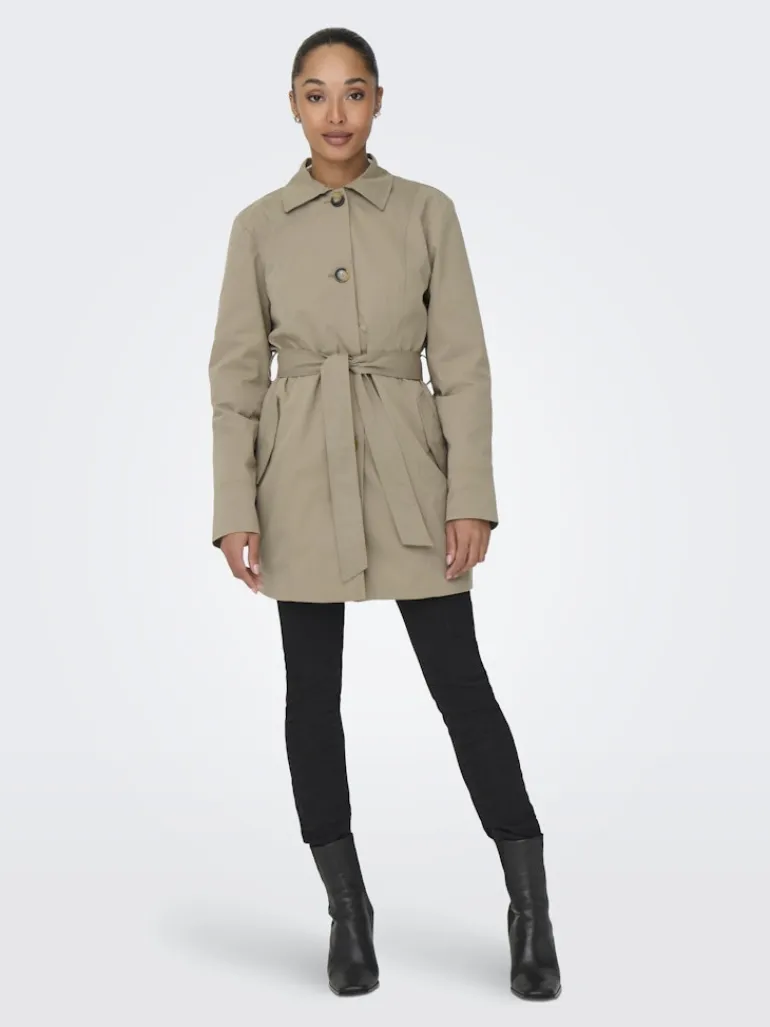JDYISADORA LIFE TRENCHCOAT OTW HAB NOOS weathered teak