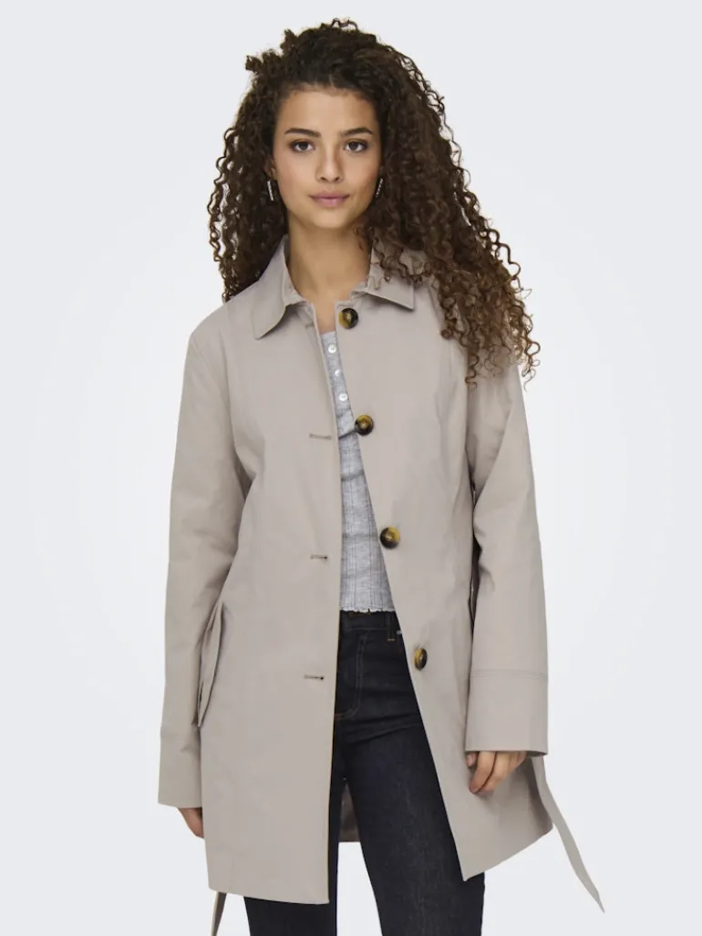 JDYISADORA LIFE TRENCHCOAT OTW HAB NOOS chateau gray