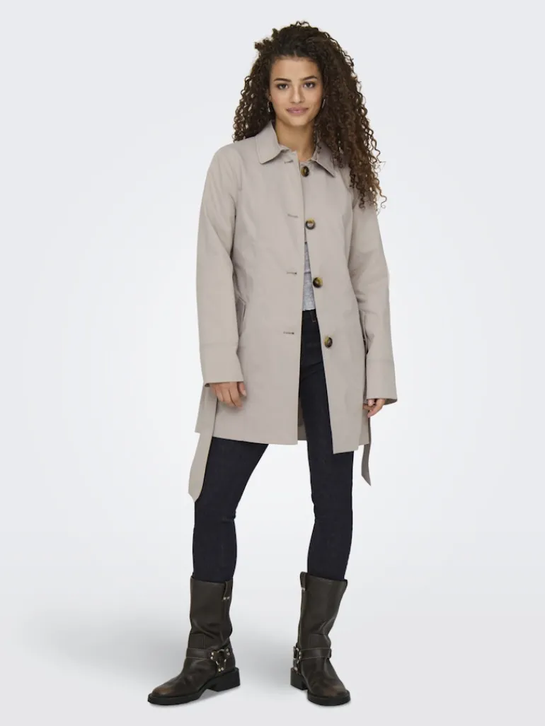 JDYISADORA LIFE TRENCHCOAT OTW HAB NOOS chateau gray
