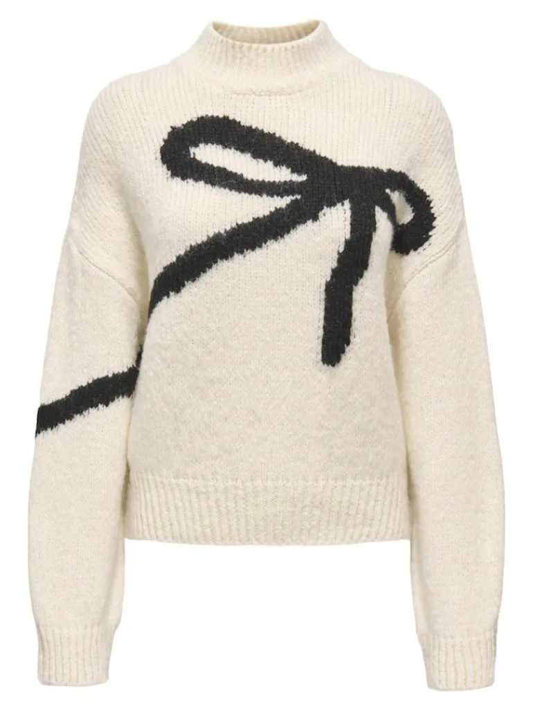 JDYKILIAN L/S HN JACQUARD PULLOVER KNT whitecap gray