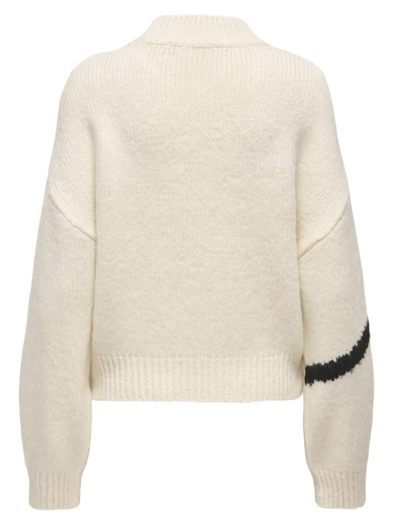 JDYKILIAN L/S HN JACQUARD PULLOVER KNT whitecap gray