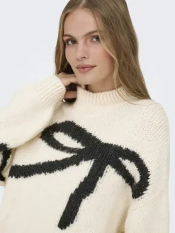 JDYKILIAN L/S HN JACQUARD PULLOVER KNT whitecap gray