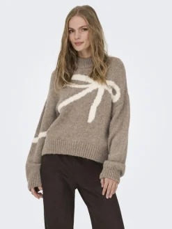 JDYKILIAN L/S HN JACQUARD PULLOVER KNT fossil