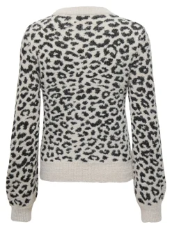 JDYLORRAINE ANIMAL L/S PULLOVER KNT NOOS cement1