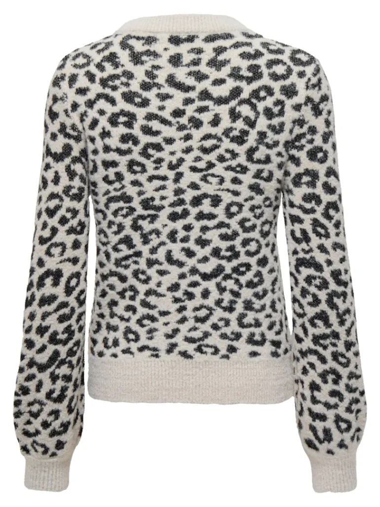 JDYLORRAINE ANIMAL L/S PULLOVER KNT NOOS cement1