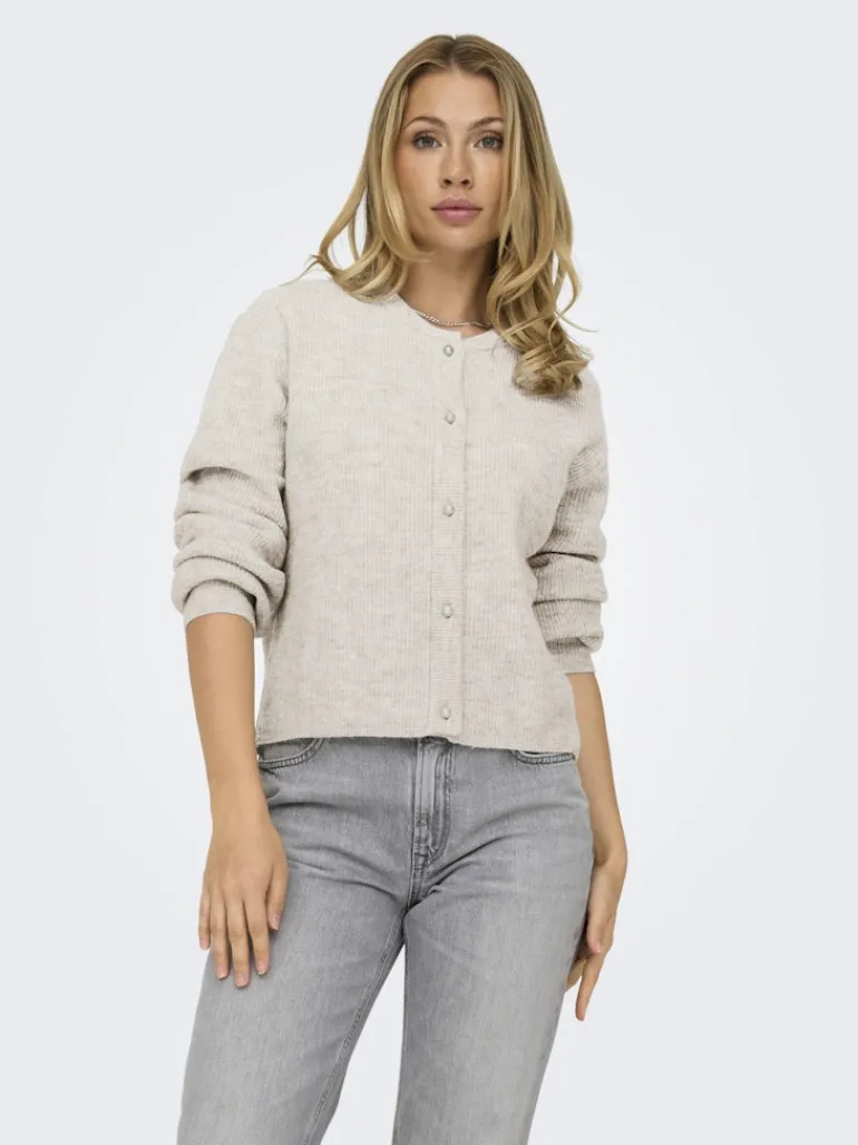 JDYLUMI LIFE L/S BUTTON CARDIGA KNT NOOS birch