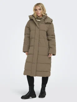 JDYMAJA LONG PADDED JACKET OTW YFM NOOS shitake