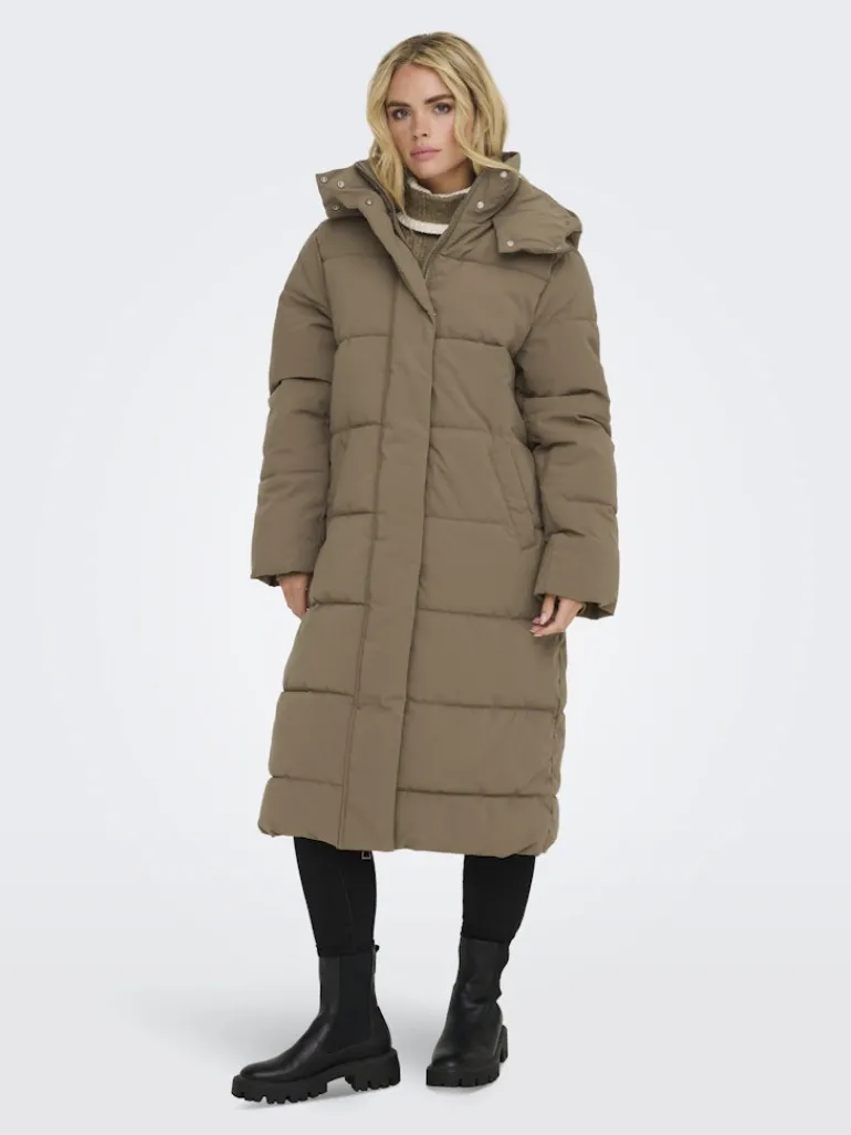 JDYMAJA LONG PADDED JACKET OTW YFM NOOS shitake