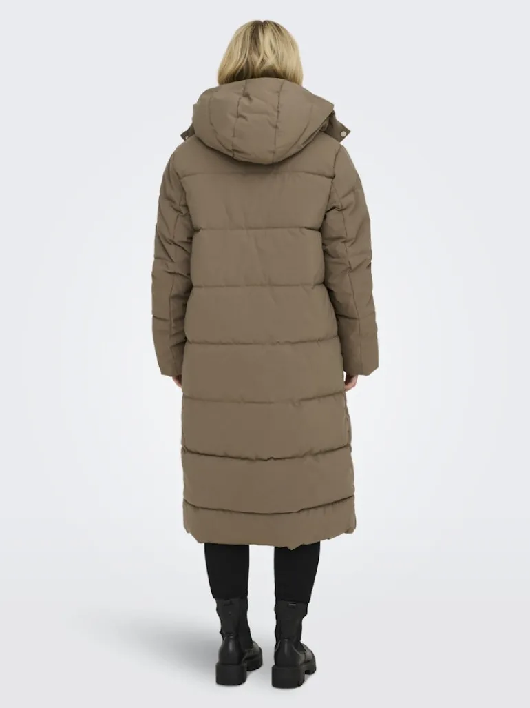 JDYMAJA LONG PADDED JACKET OTW YFM NOOS shitake