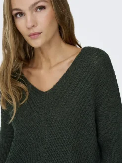 JDYNEW MEGAN L/S PULLOVER KNT NOOS scarab