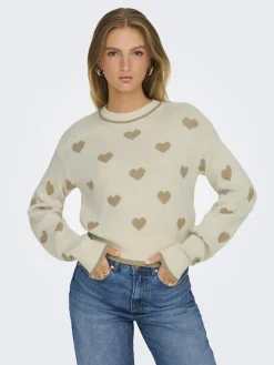 JDYROMANCE L/S JACQ. PULLOVER KNT NOOS birch