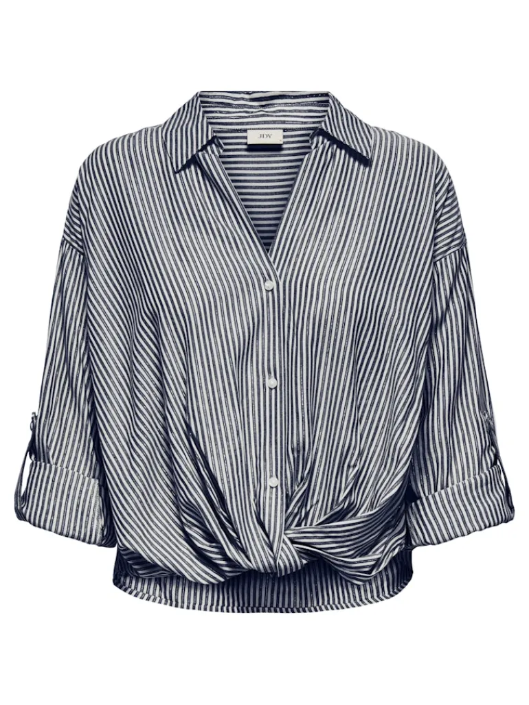 JDYSELMA L/S KNOT LUREX SHIRT WVN cloud dancer1