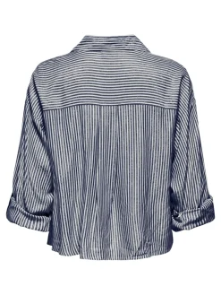 JDYSELMA L/S KNOT LUREX SHIRT WVN cloud dancer1