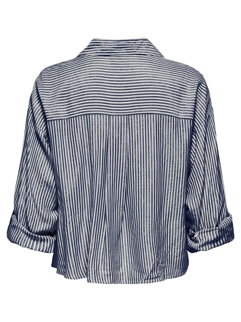 JDYSELMA L/S KNOT LUREX SHIRT WVN cloud dancer1