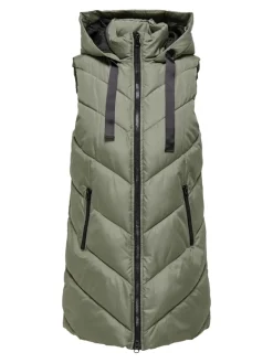 JDYSKYLAR LIFE HOOD WAISTCOAT OTW NOOS vetiver