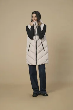 JDYSKYLAR LIFE HOOD WAISTCOAT OTW NOOS chateau gray