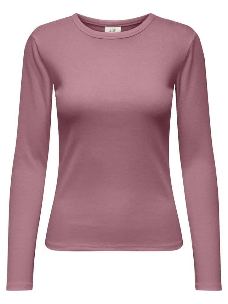 JDYSOLAR L/S O NECK TOP JRS DIA lilas
