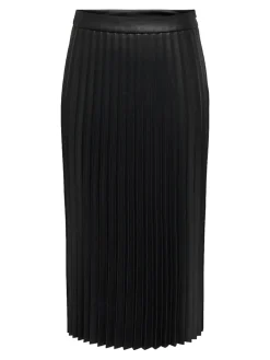 JDYSOYA PLEAT MIDI SKIRT JRS black