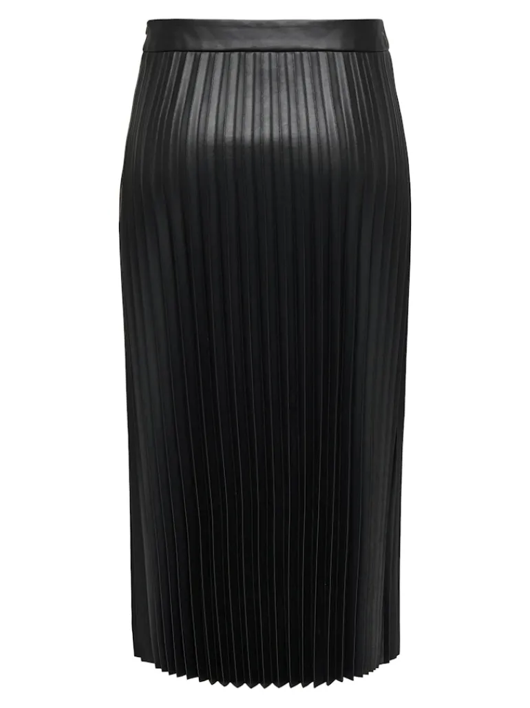 JDYSOYA PLEAT MIDI SKIRT JRS black