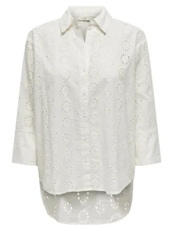 JDYTALLIE 3/4 LONG SHIRT WVN NOOS cloud dancer